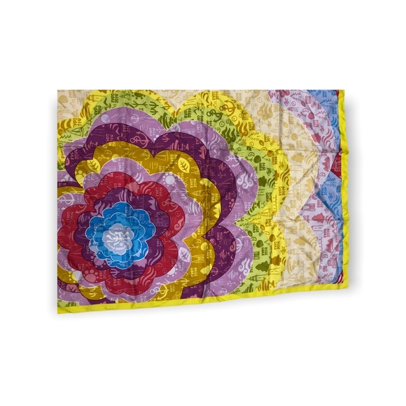 Expo 2014 Colourful Square Silk Scarf - Picture 15 of 17